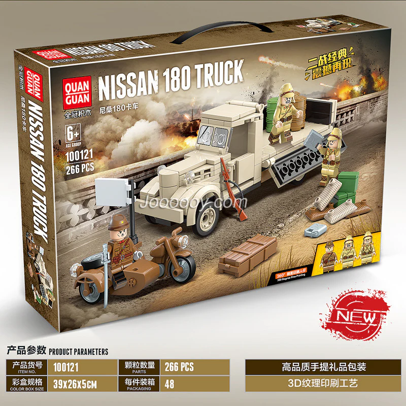 266PCS QUANGUAN 100121 Nissan 180 Truck - Image 5