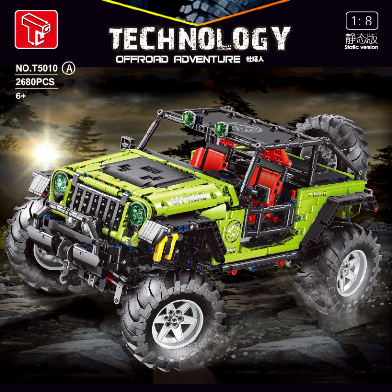 2680pcs Taigaole T5010 T5010A remote control electric Muma off-road vehicle - Image 2