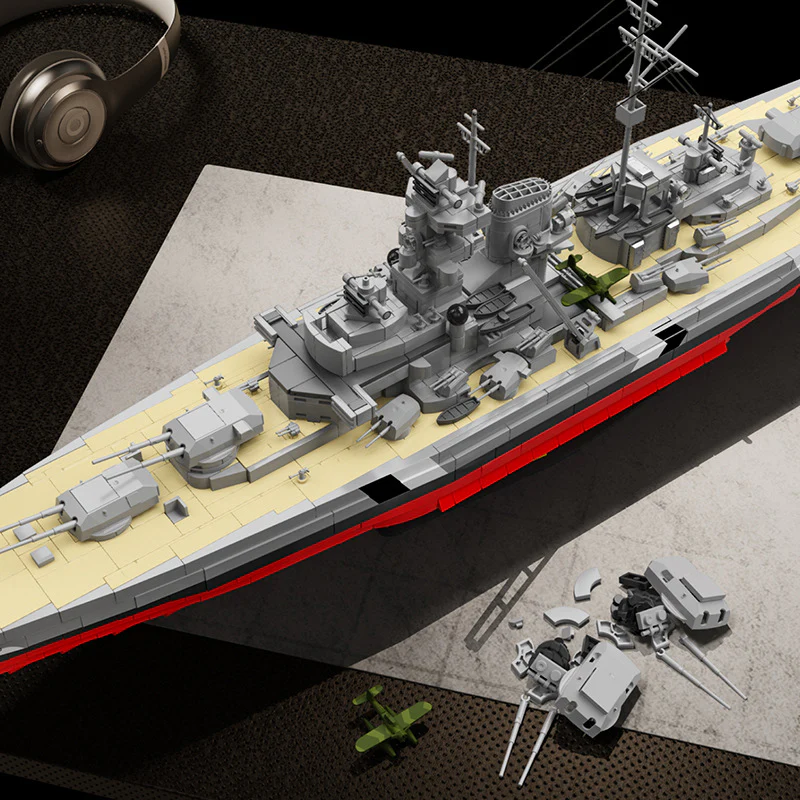2686pcs 12GO 98005 Bismarck Class Battleship - Image 4