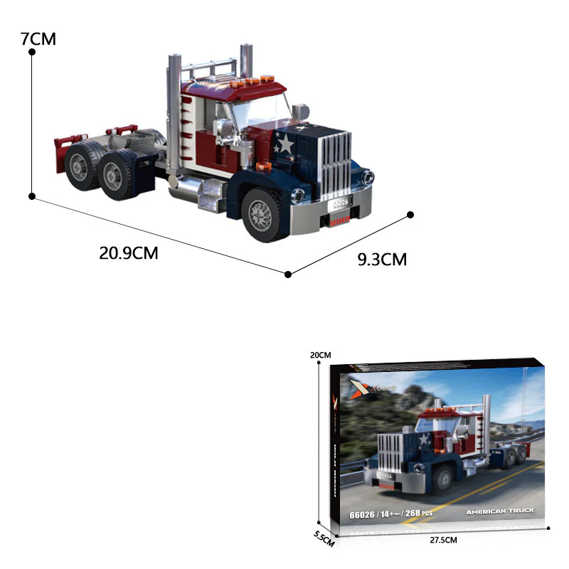 269pcs JIESTAR 66026 American Truck - Image 5