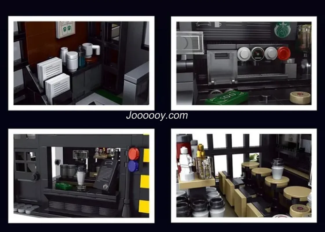 2728PCS MOULDKING 16036 Coffee House with lights kit - Image 3