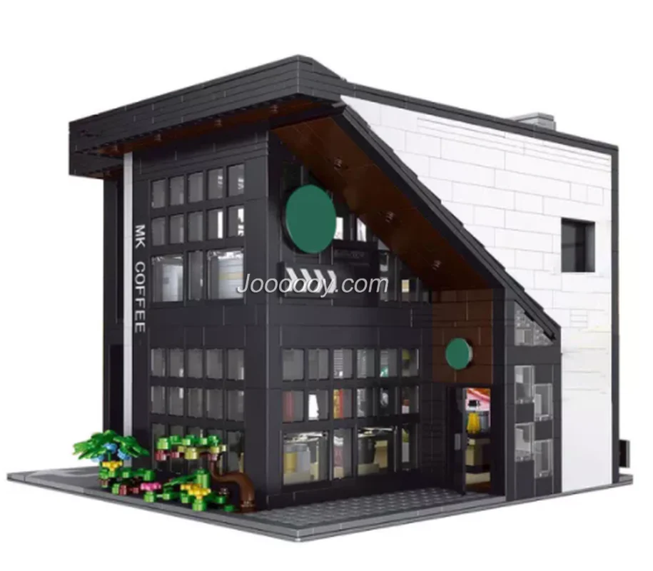 2728PCS MOULDKING 16036 Coffee House with lights kit - Image 4