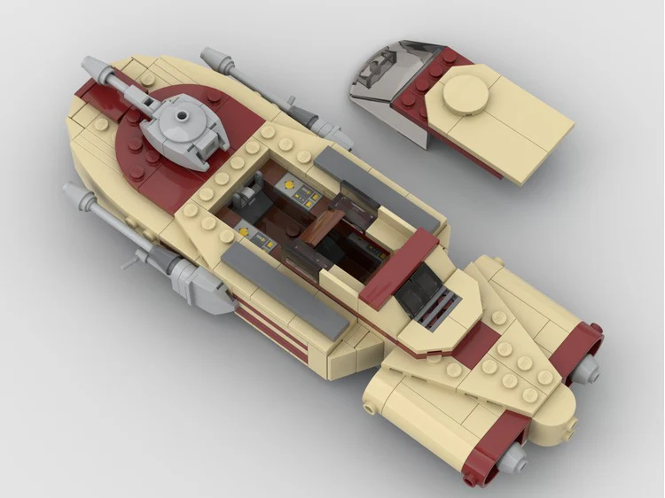 274PCS MOC-66013 Rebel Combat Speeder / V-19 Landspeeder - Image 3