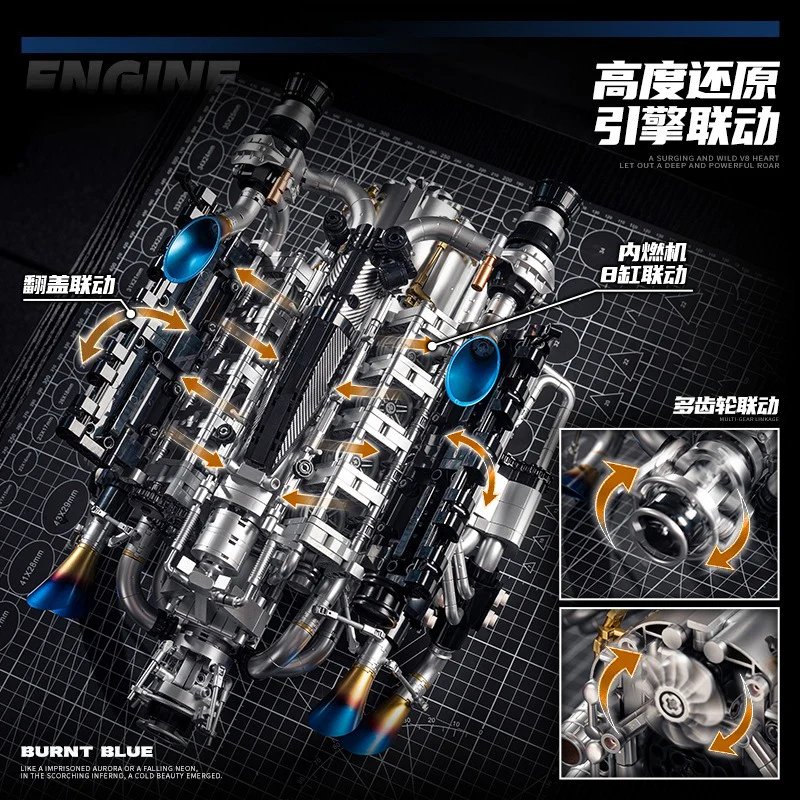 2773PCS Eikee Y15002  PISTON V8 - Image 3