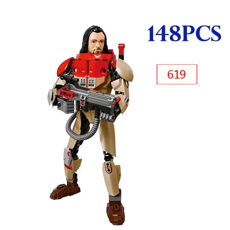 28 styles KSZ Star Wars Rogue One Toys Jango K-2SO Darth Vader General Grievous Figure building blocks Minifigures - Image 11