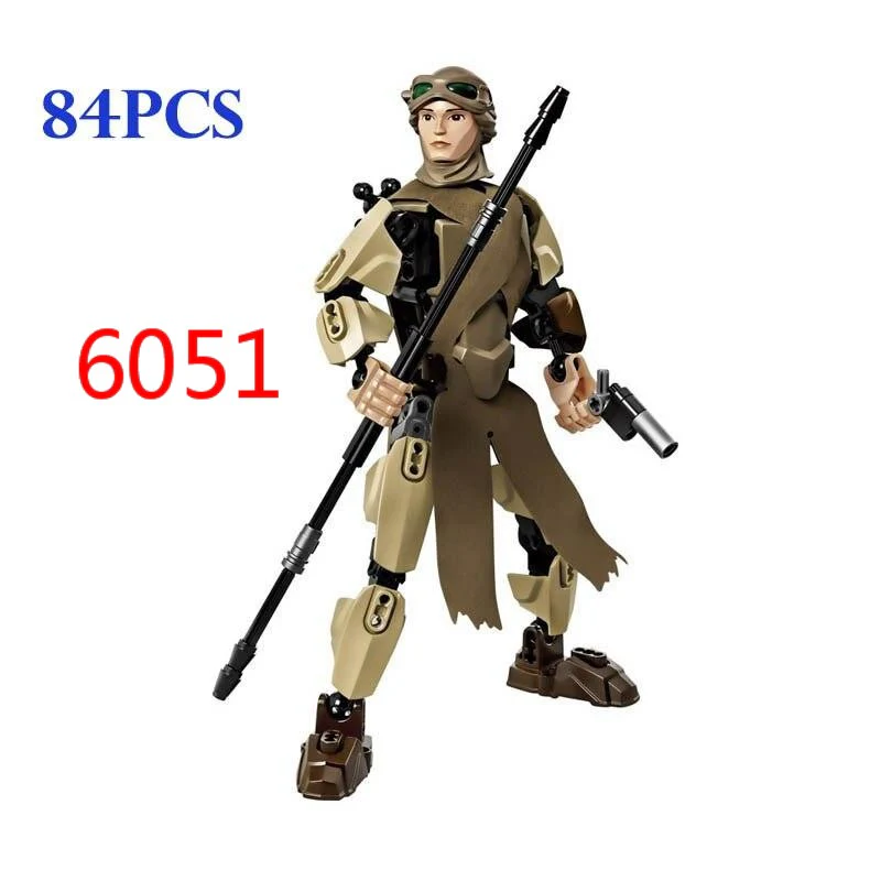 28 styles KSZ Star Wars Rogue One Toys Jango K-2SO Darth Vader General Grievous Figure building blocks Minifigures - Image 16