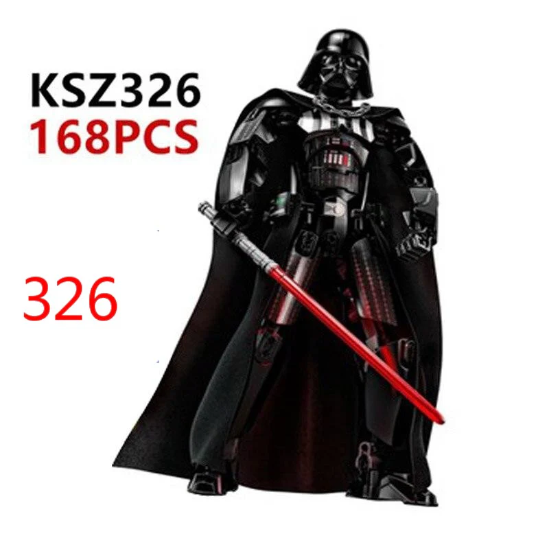 28 styles KSZ Star Wars Rogue One Toys Jango K-2SO Darth Vader General Grievous Figure building blocks Minifigures - Image 17