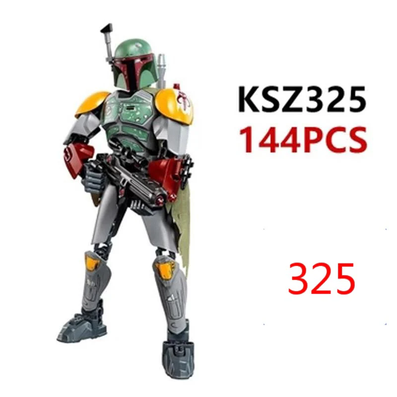 28 styles KSZ Star Wars Rogue One Toys Jango K-2SO Darth Vader General Grievous Figure building blocks Minifigures - Image 2