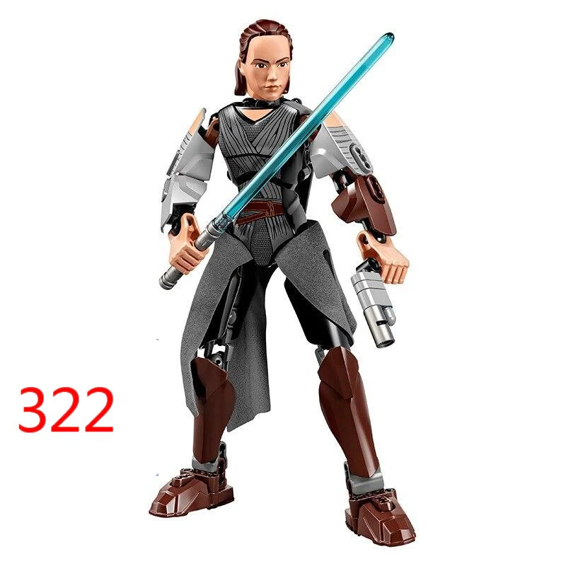 28 styles KSZ Star Wars Rogue One Toys Jango K-2SO Darth Vader General Grievous Figure building blocks Minifigures - Image 21