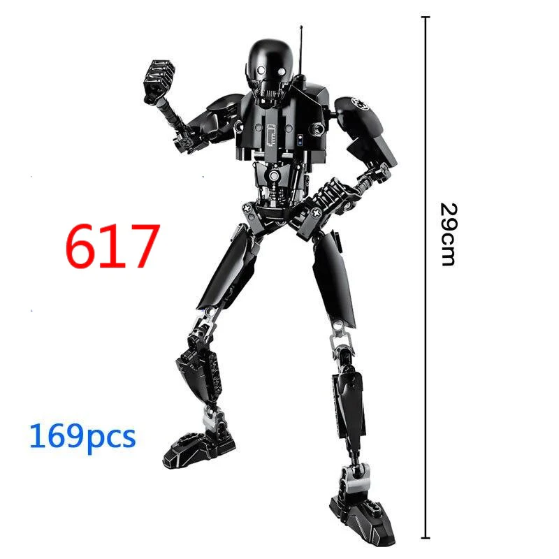 28 styles KSZ Star Wars Rogue One Toys Jango K-2SO Darth Vader General Grievous Figure building blocks Minifigures - Image 22