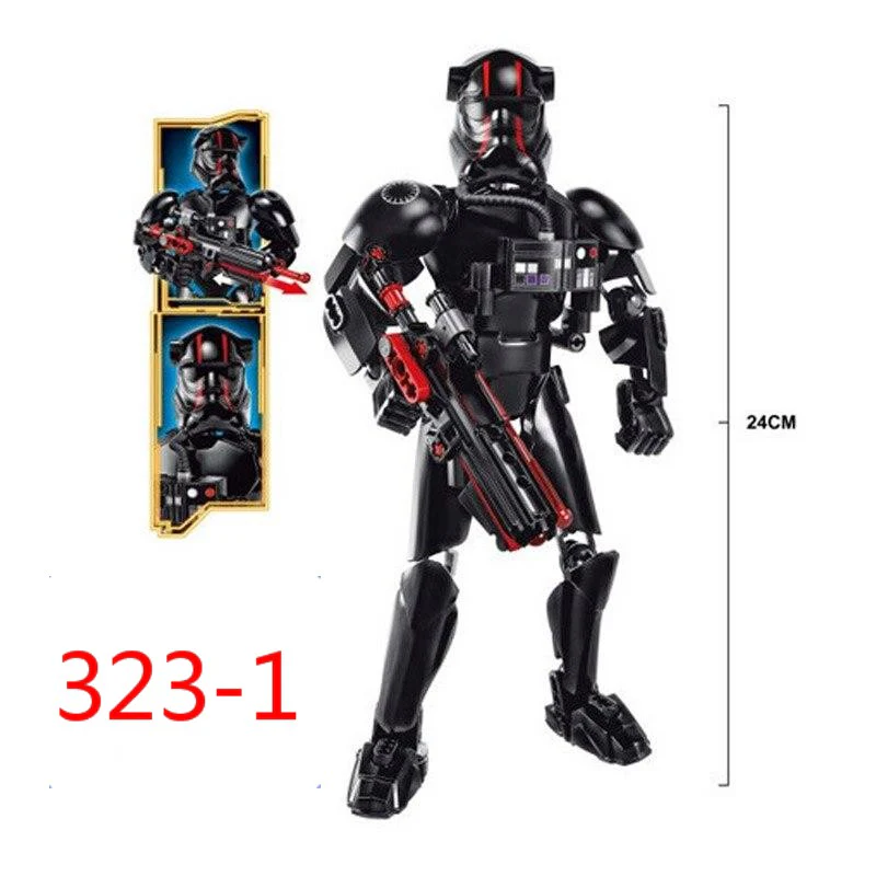 28 styles KSZ Star Wars Rogue One Toys Jango K-2SO Darth Vader General Grievous Figure building blocks Minifigures - Image 25