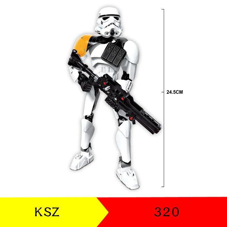 28 styles KSZ Star Wars Rogue One Toys Jango K-2SO Darth Vader General Grievous Figure building blocks Minifigures - Image 27