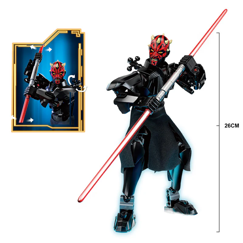 28 styles KSZ Star Wars Rogue One Toys Jango K-2SO Darth Vader General Grievous Figure building blocks Minifigures - Image 31