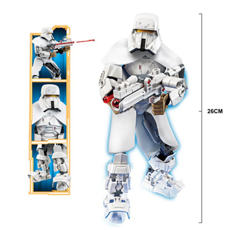 28 styles KSZ Star Wars Rogue One Toys Jango K-2SO Darth Vader General Grievous Figure building blocks Minifigures - Image 33