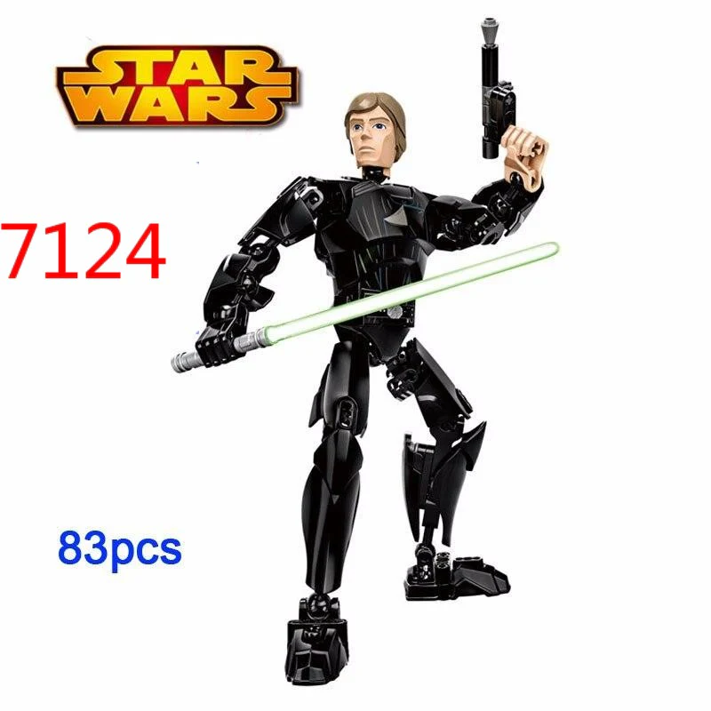 28 styles KSZ Star Wars Rogue One Toys Jango K-2SO Darth Vader General Grievous Figure building blocks Minifigures - Image 7