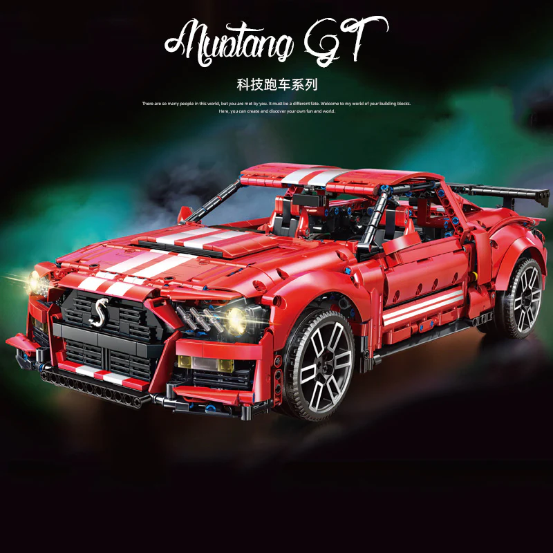 2814PCS TGL T5017 Shelby Gt500 1:10 - Image 3