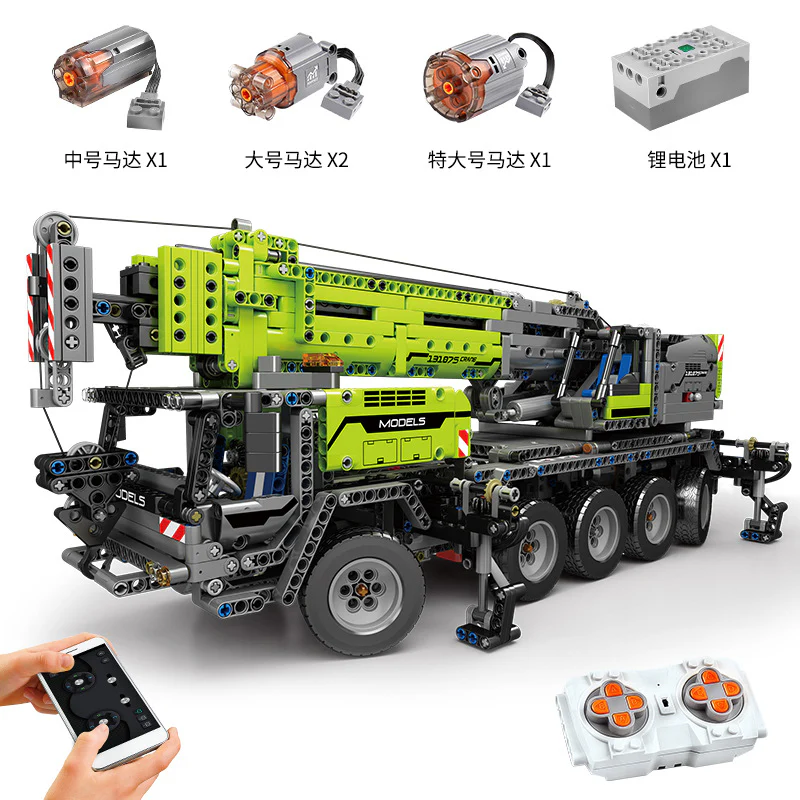 2819PCS Mouldking 17034 17035 Ultimate 42009 Mechanical Crane Moving Crane - Image 17