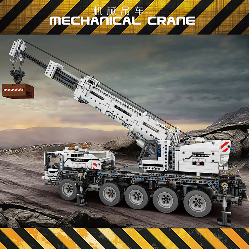 2819PCS Mouldking 17034 17035 Ultimate 42009 Mechanical Crane Moving Crane - Image 3