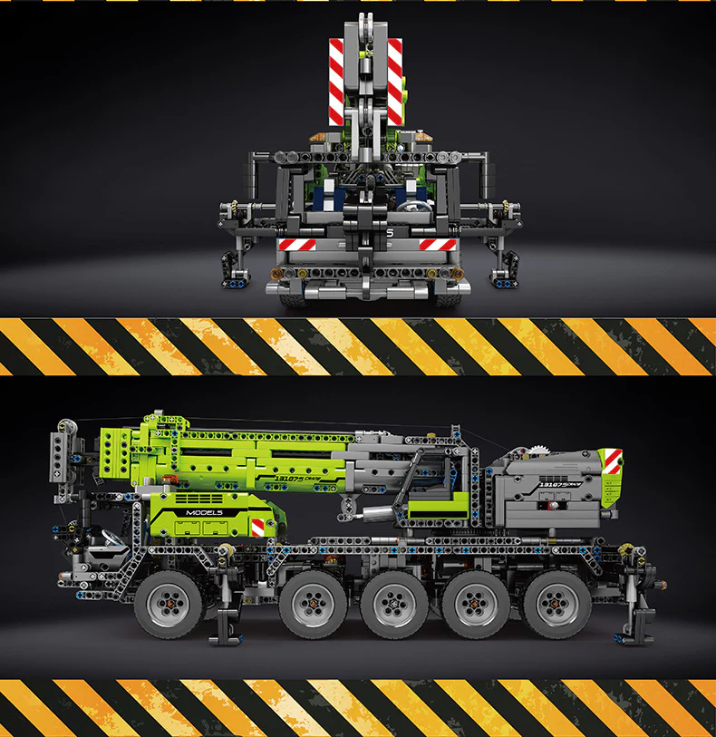 2819PCS Mouldking 17034 17035 Ultimate 42009 Mechanical Crane Moving Crane - Image 9