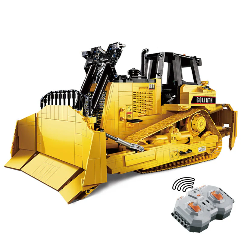 2826pcs 2.4G 1:16 Rc CAT Heavy Duty Dozer Crawler Truck C61056W - Image 5
