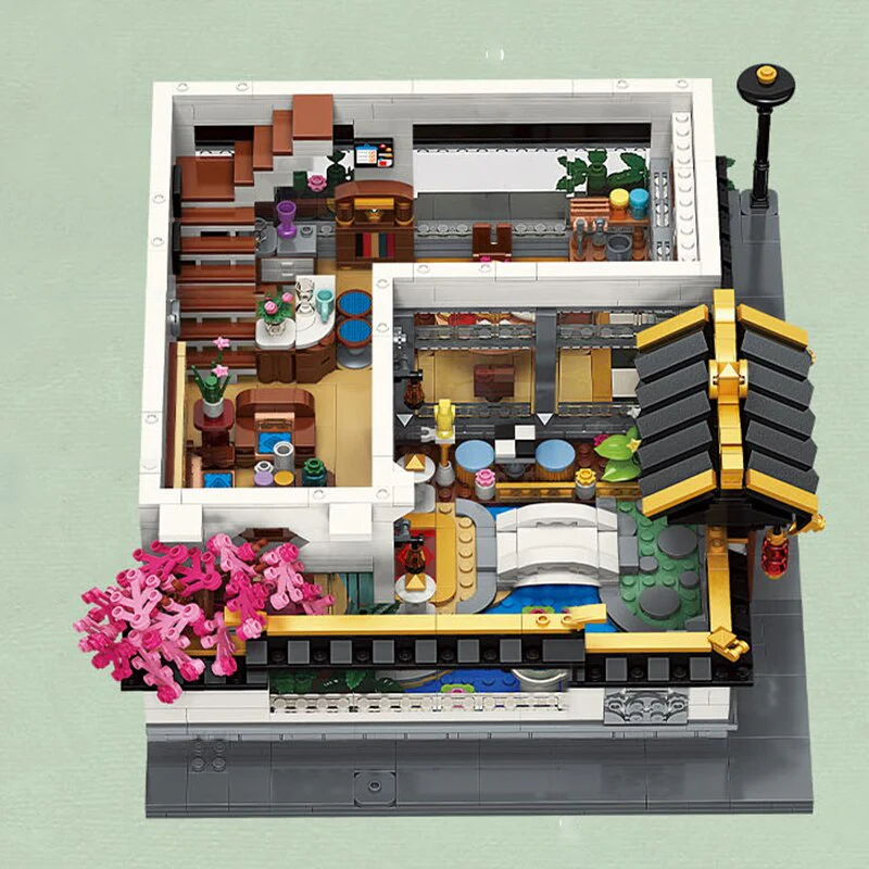 2826pcs K18002 New Chinese Style Streetscape - Image 3