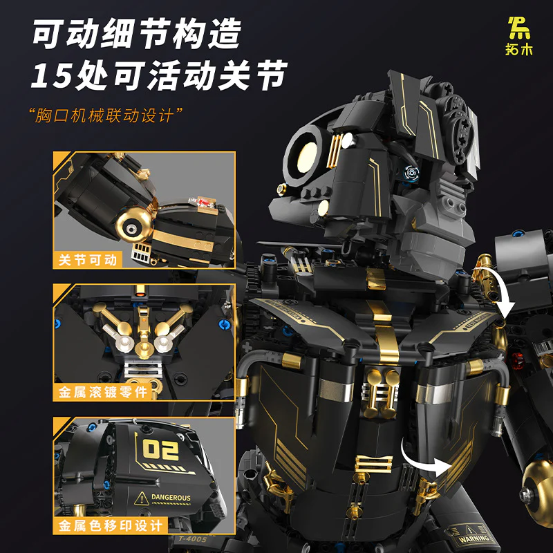 2851pcs TUOMU T4005 Armored gorilla - Image 2