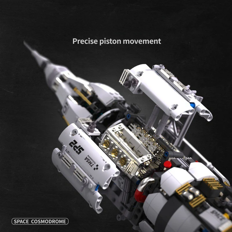 2859pcs T4014 Space Explanation：Space Cosmodrome - Image 2