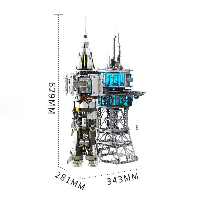 2859pcs T4014 Space Explanation：Space Cosmodrome - Image 6