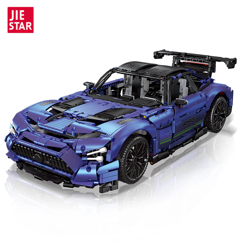 2886PCS JIESTAR 92025 AMG GTR Super Car - Image 2