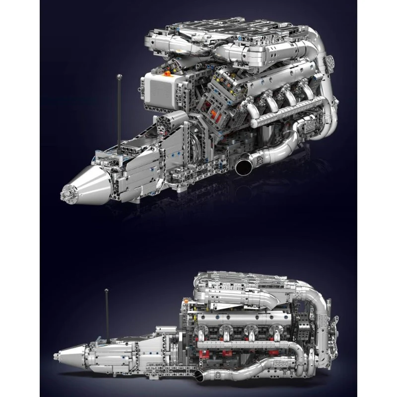 2899pcs Mouldking 10168 V8 Twin Turbo Dynamic Edition - Image 2