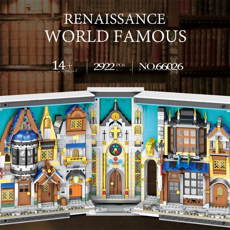 2922PCS Reobrix 66026 European Century：Book Of Market - Image 4
