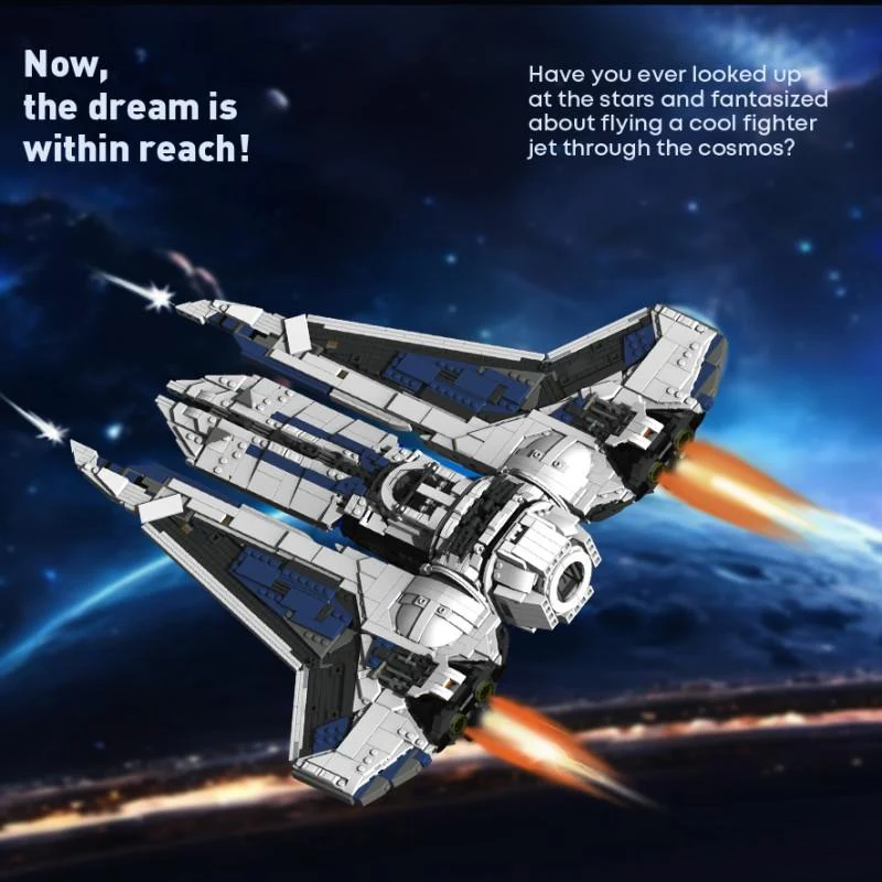 2940+PCS BK 33918 Star Fighter - Image 2
