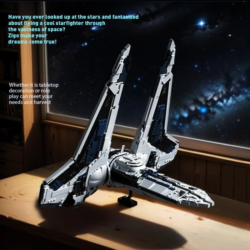 2940+PCS BK 33918 Star Fighter - Image 3