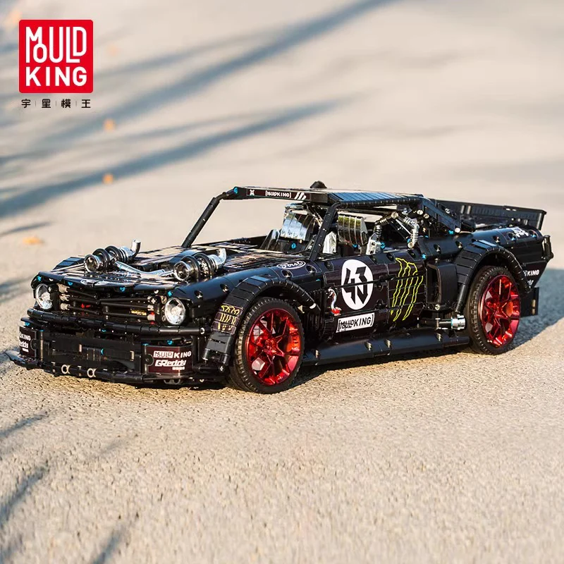 3201pcs Mouldking 13108S Ford Mustang Hoonicorn V2 1:8 Static version - Image 3