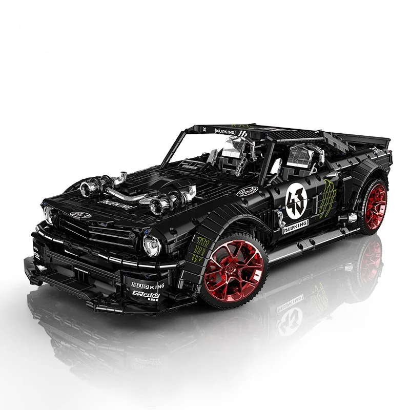 3201pcs Mouldking 13108S Ford Mustang Hoonicorn V2 1:8 Static version - Image 4