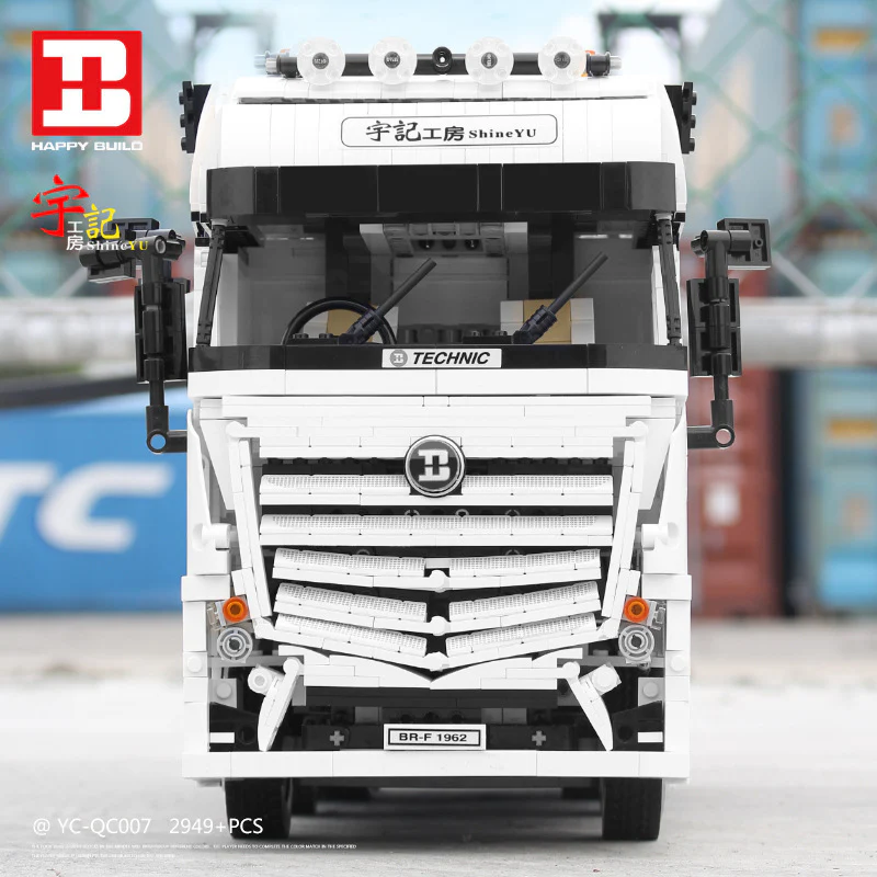 2949 PCS ShineYU YC-QC007 Fully RC Benz ACTROS 4163 1:10 - Image 3