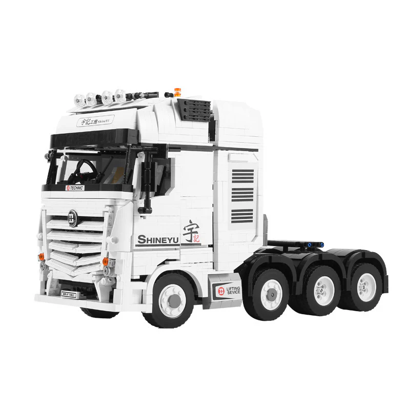 2949 PCS ShineYU YC-QC007 Fully RC Benz ACTROS 4163 1:10 - Image 5