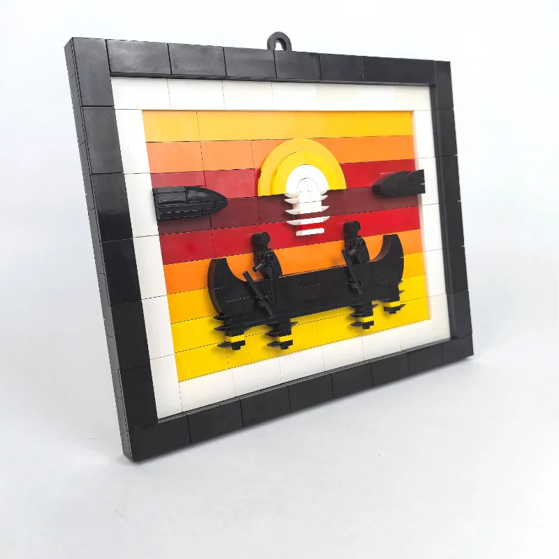 294pcs MOC-187605 Canoe at Sunset - Image 5