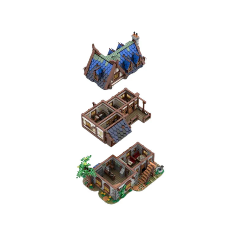 2989PCS MOC-119495 Medieval Tavern & Inn - Image 2
