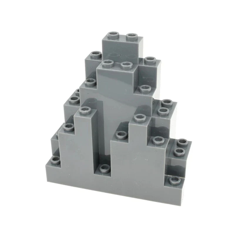2pcs 3*8*7 Mountain Peak Stone MOC Bricks 6083 - Image 3
