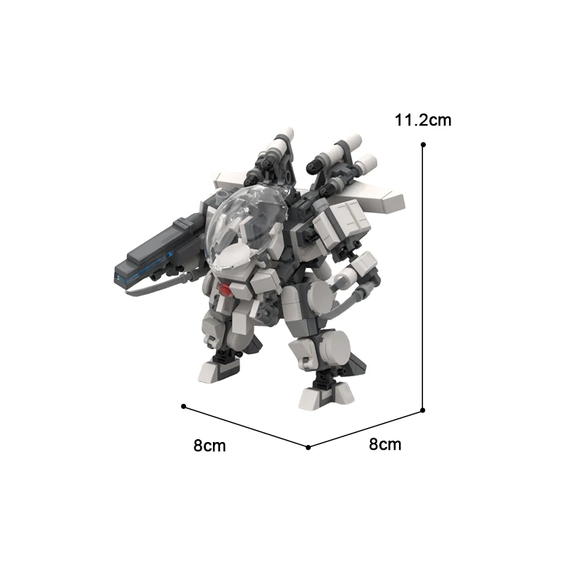 300PCS MOC-31982 Alpha Team AF-03 War Machine - Image 3