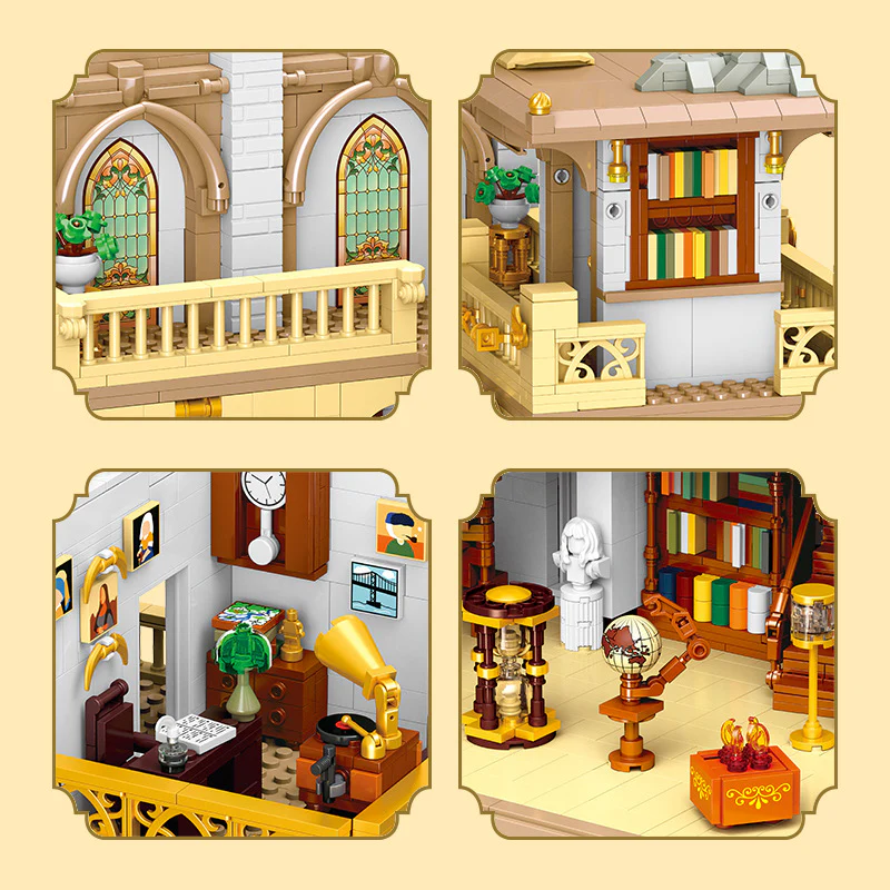 3028PCS JIESTAR 57015 Europeanizing Architecture Bookstore - Image 4