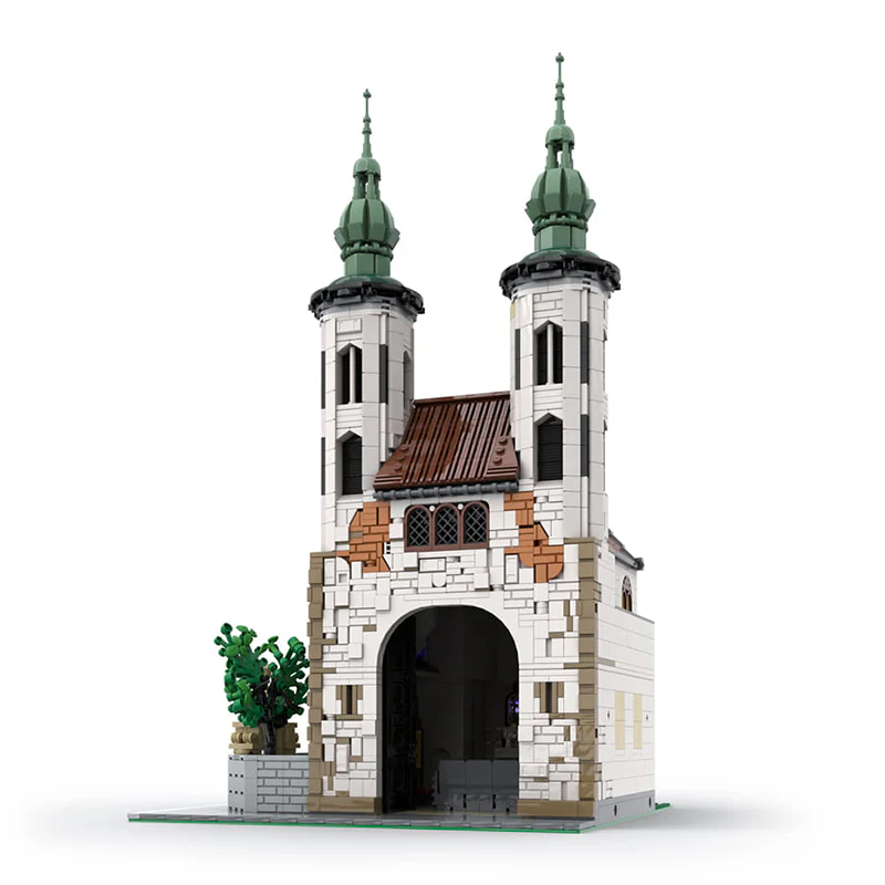 3056PCS MOC-124447 Andrew's Church - Image 4
