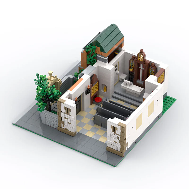 3056PCS MOC-124447 Andrew's Church - Image 5