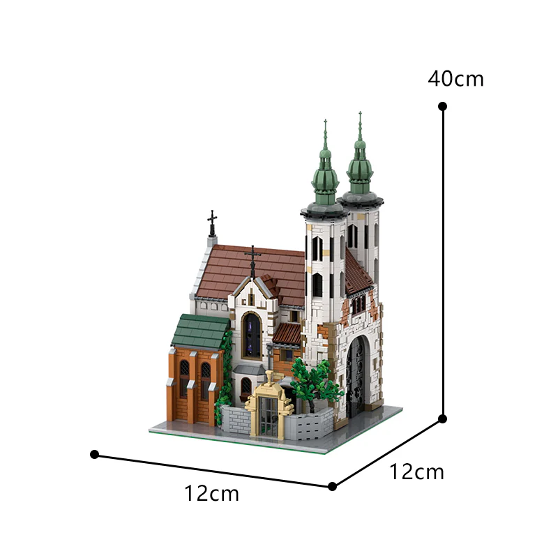 3056PCS MOC-124447 Andrew's Church - Image 6