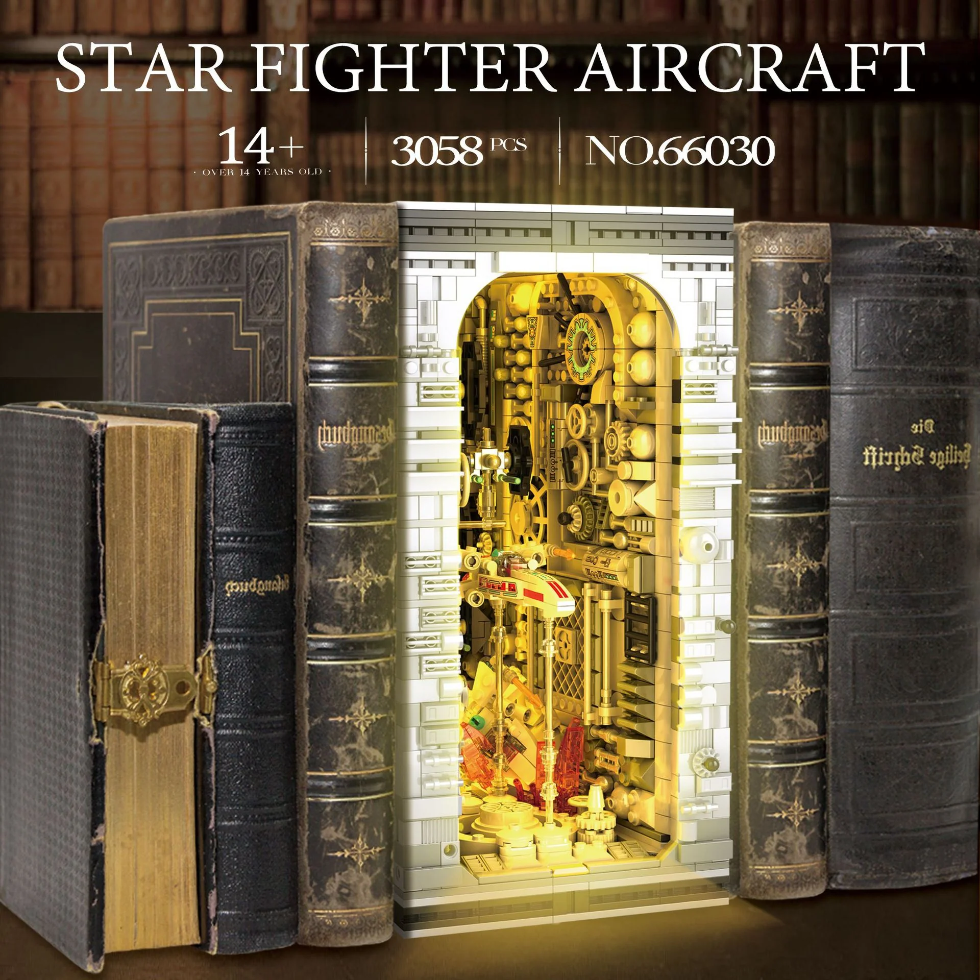3058PCS RB66030 Reobrix Star Wars Bookends - Image 3