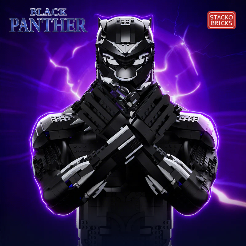 3060pcs Stacko Bricks Black Panther - Image 2