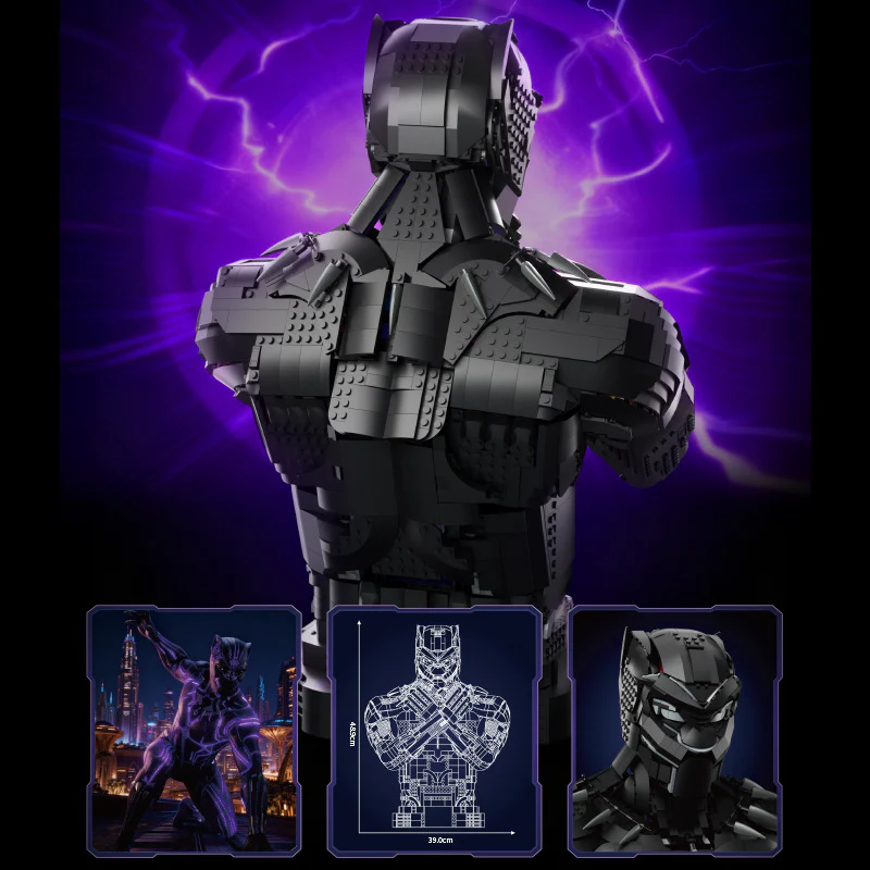 3060pcs Stacko Bricks Black Panther - Image 3