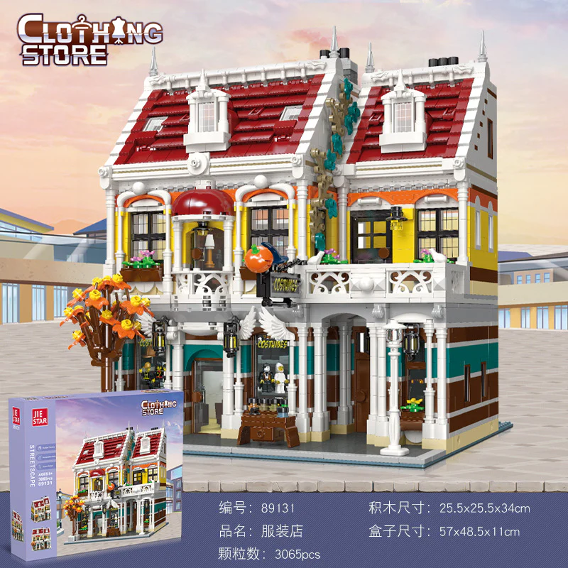 3065 pcs JIESTAR 89131 Clothing Store - Image 4