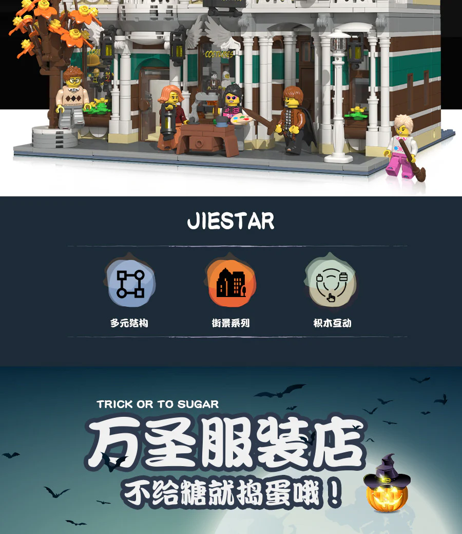 3065 pcs JIESTAR 89131 Clothing Store - Image 5